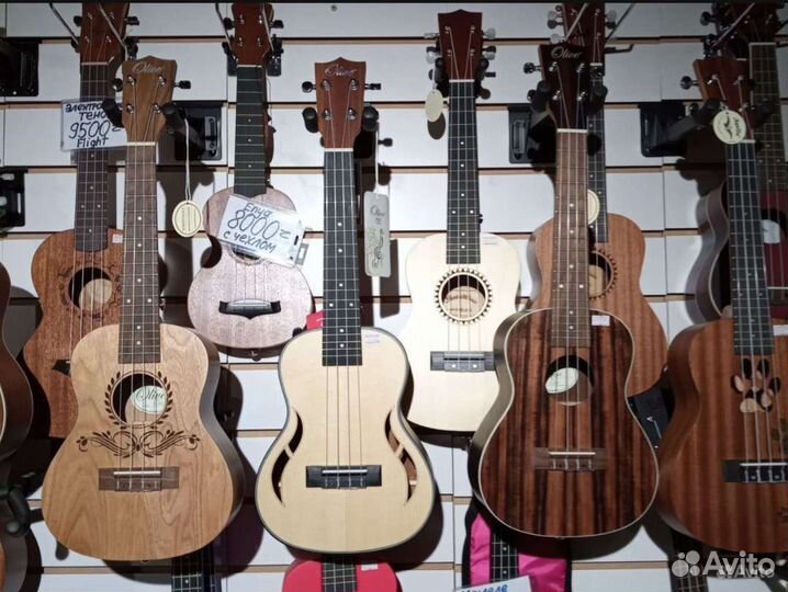 Укулеле сопрано, концерт, тенор