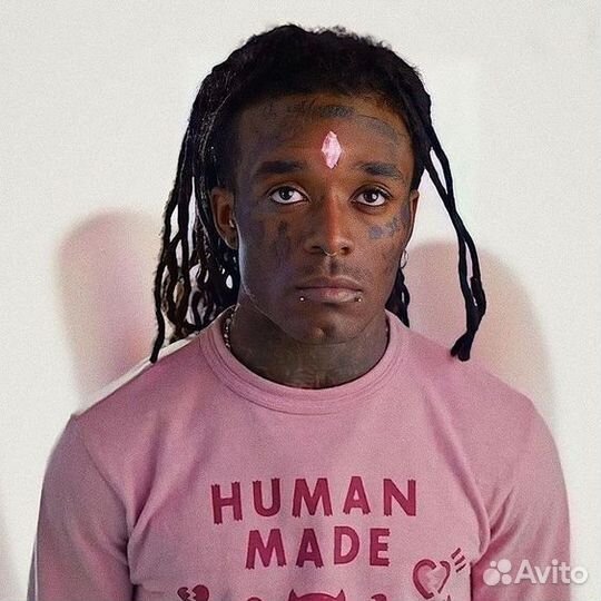 Футболка human made lil uzi vert pink