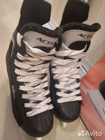 Коньки хоккейные Action Maxpower, 40 размер