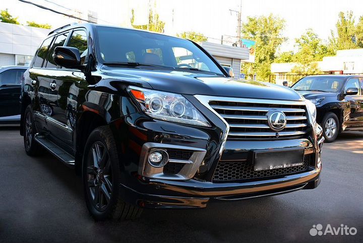 Обвес чёрный F-sport Lexus LX570 12-15