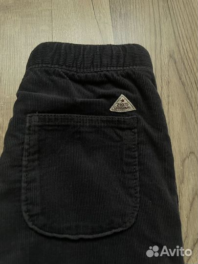 Zara джинсы утепленные 98 вельвет