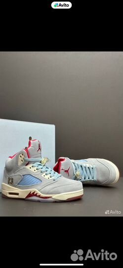 Кроссовки nike jordan 5 ice blue