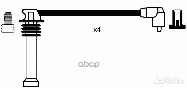 Высоковольтные провода RC-FD807 8541 NGK