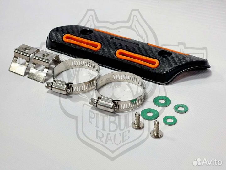 Защитная накладка глушителья мотоцикла