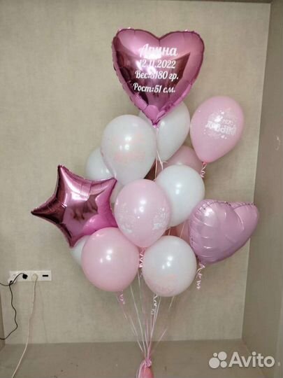 Воздушные шары,доставка 24/7
