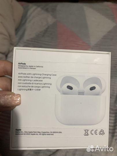 Беспроводные наушники apple airpods 3оригинал бу