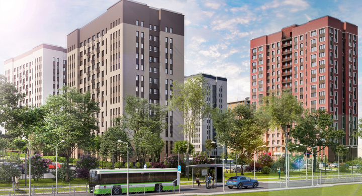 3-к. квартира, 68,4 м², 17/17 эт.