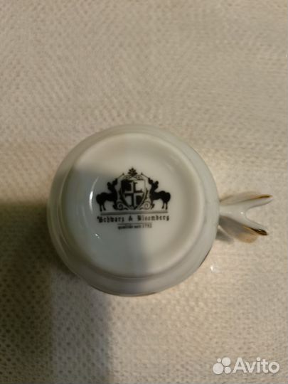 Кофейный набор 6 персон Бабочки