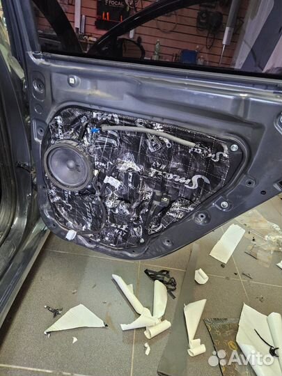 Шумоизоляция 4-х дверей