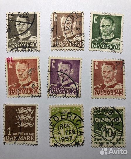 Почтовые марки 1930-1950гг