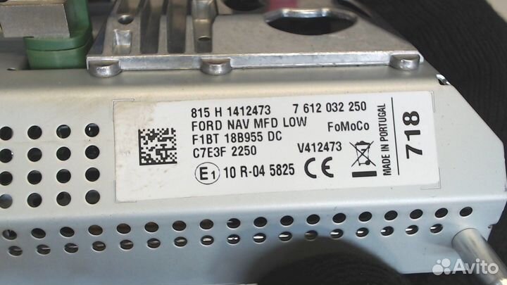 Дисплей мультимедиа Ford Fiesta 2013, 2017