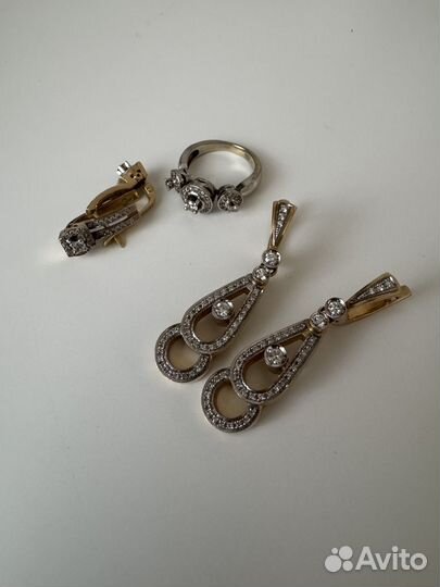 Серьги с бриллиантами
