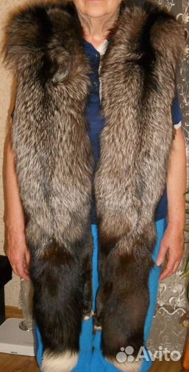 Чернобурка.Горжетка из чернобурки