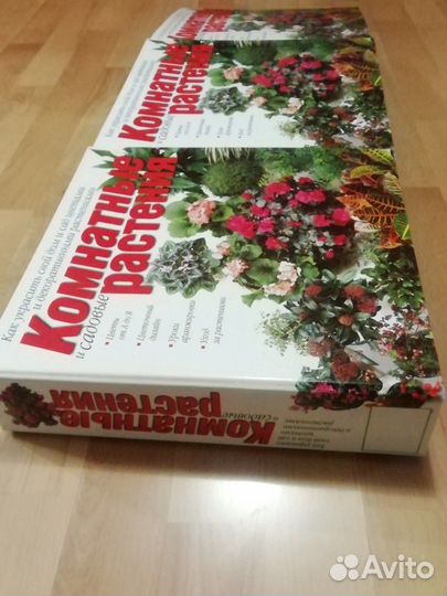Буклет комнатные растения, 3 части