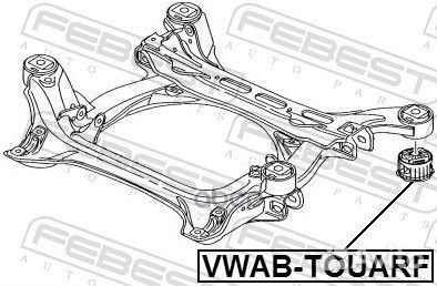 Сайлентблок задней балки Audi Q7, VW Touareg
