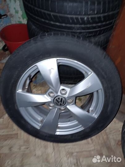 Летние колеса Volkswagen polo на литых дисках