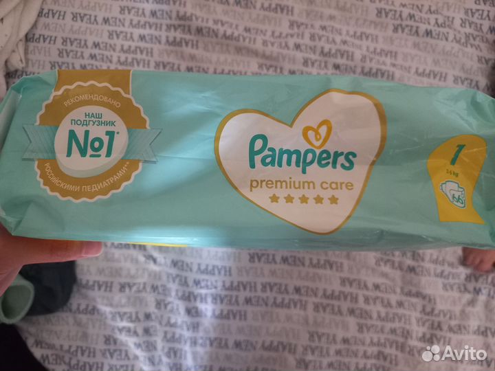 Подгузники pampers premium care 1