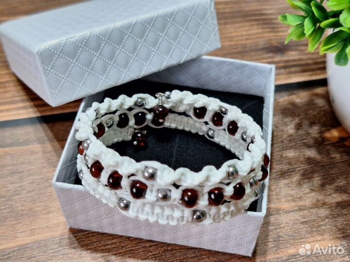 Браслет из натурального янтаря