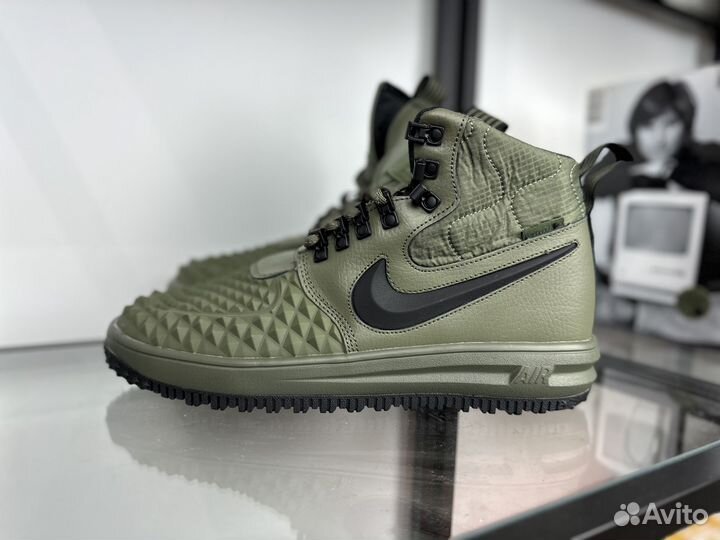 Nike Lunar Force 1 Duckboot 17 зеленые