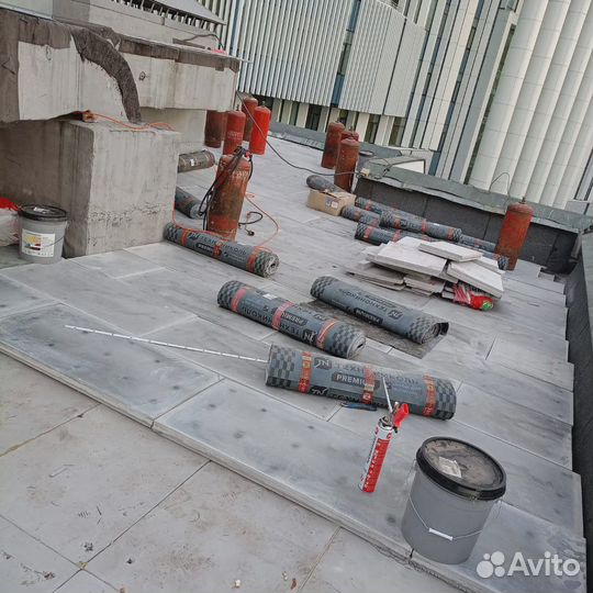 Наплавляемая кровля Кровельные работы