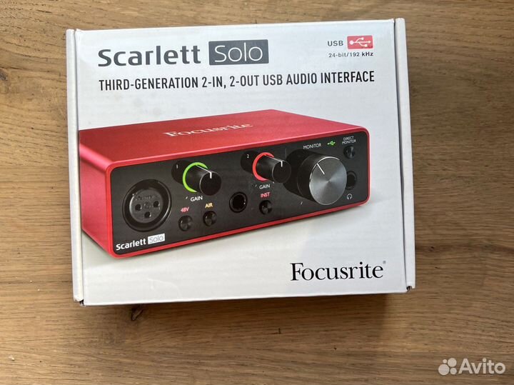 Focusrite scarlett solo 3rd gen