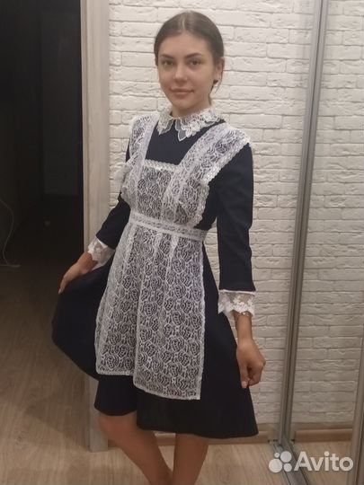 Школьная форма с фартуком