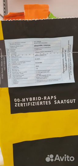 Семена рапса