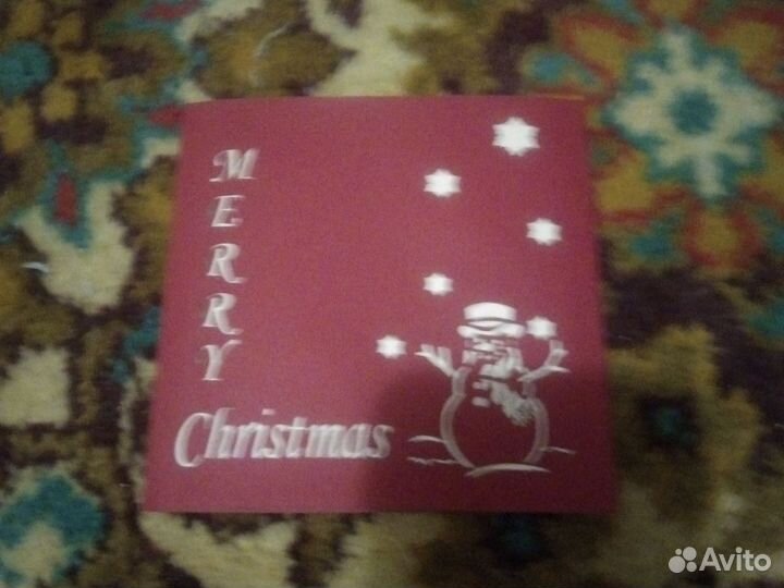 Открытки ручной работы 1 новогодняя