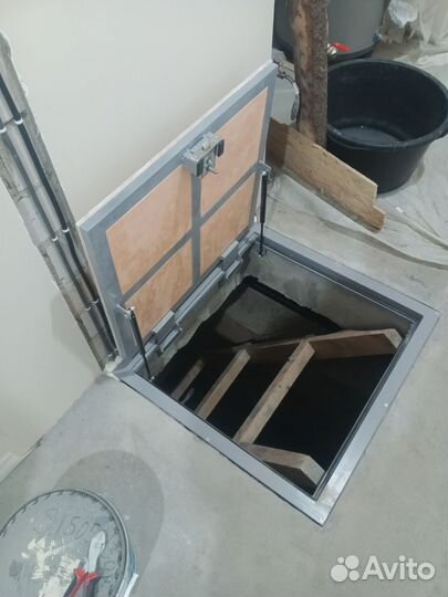 Установка напольного люка