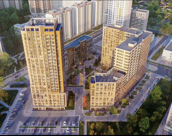 2-к. квартира, 64,3 м², 4/17 эт.