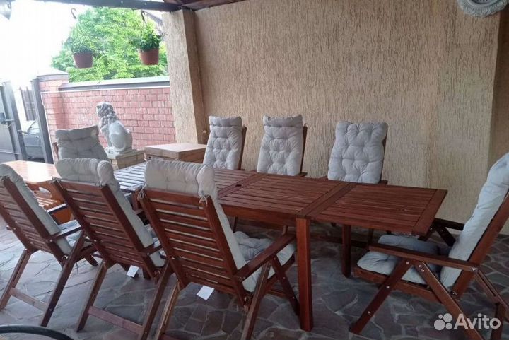 Садовая мебель IKEA для дома и дачи из дерева