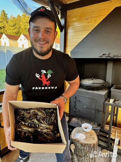 Сочные раки от 3 кг