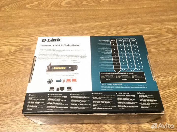 Роутер D-Link DSL-2640U