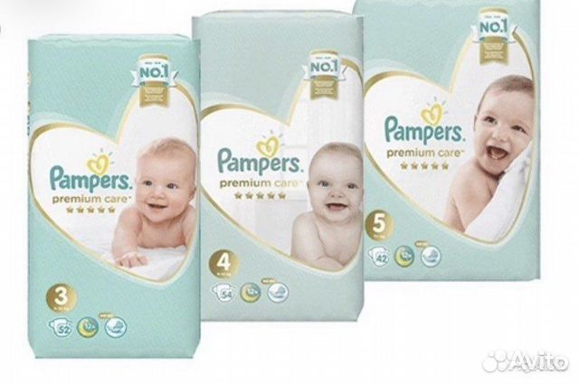 Подгузники и трусики Pampers 1, 2, 3, 4, 5, 6, 7