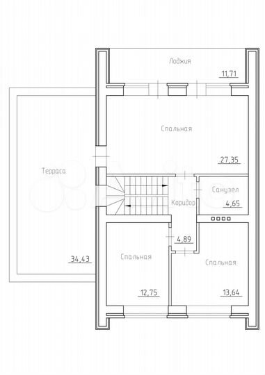 Коттедж 287,5 м² на участке 15 сот.