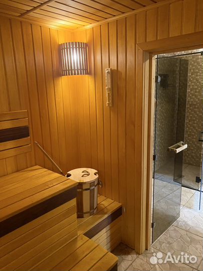 Русская баня на дровах с чаном и беседкой
