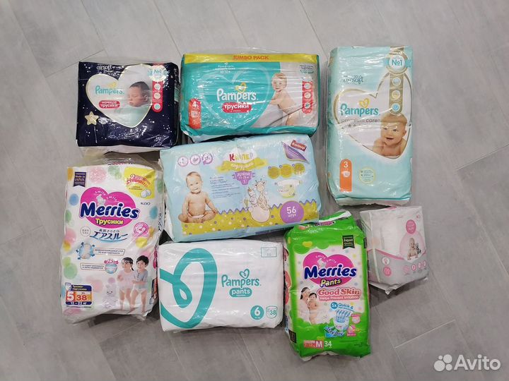Памперсы трусики Pampers Merries Каспер