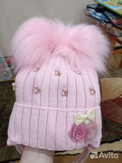 Шапка, зима 3-5лет