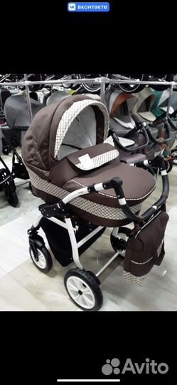 Коляска 2 в 1 индиго