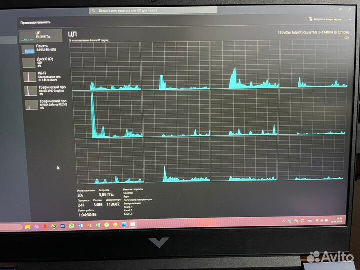 Ноутбук HP Victus 16-d0006u