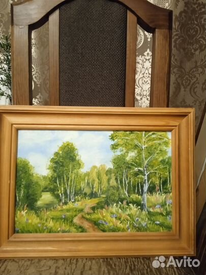 Картина маслом на холсте пейзаж