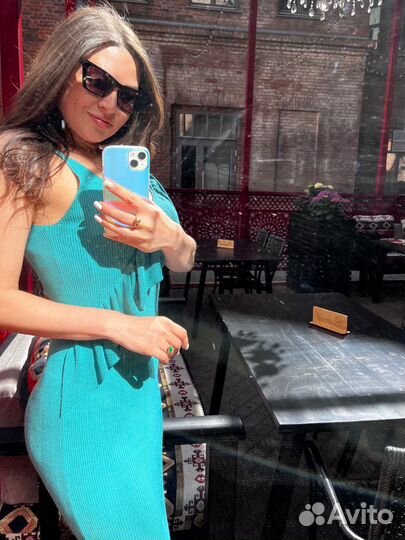 Платье с воланом Kontatto