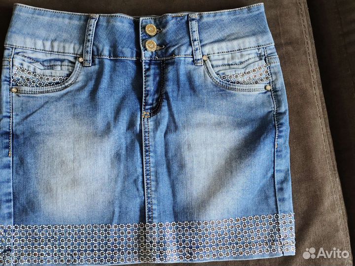 Джинсовая юбка