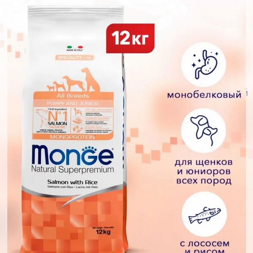 Корм для собак monge