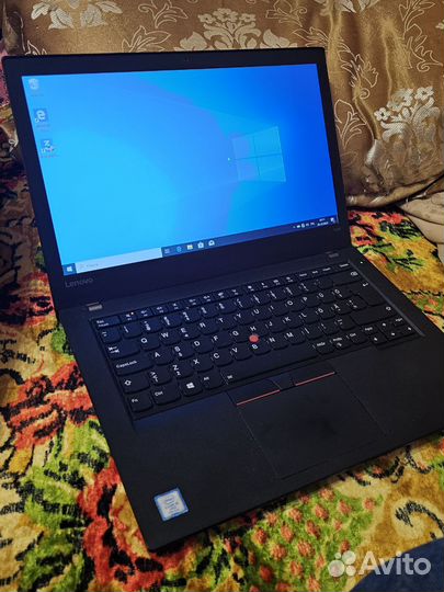 Thinkpad T470, 8/256 gb, i5 7300U, крутой ноутбук