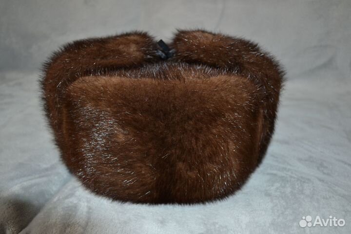 Норковая шапка мужская
