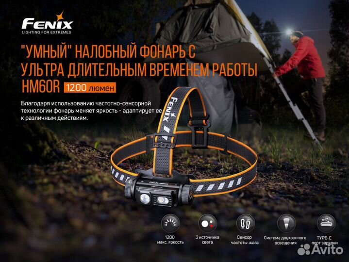 Налобный фонарь Fenix HM60R