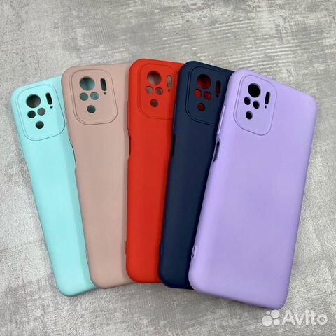Силиконовые чехлы для Xiaomi Redmi Note 10/10s