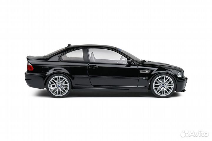 BMW E46 M3 CSL 2003 black Solido 1:18