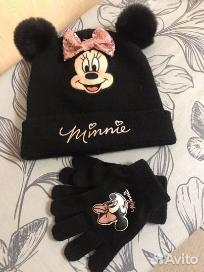 Комплект шапка, перчатки